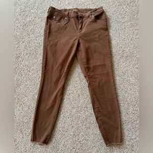 Kut from The Kloth Carlo Ankle Skinny Jean Toffee/brown
